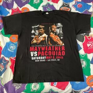 2015 Floyd Mayweather vs Manny Pacquiao Boxing Merch Tee